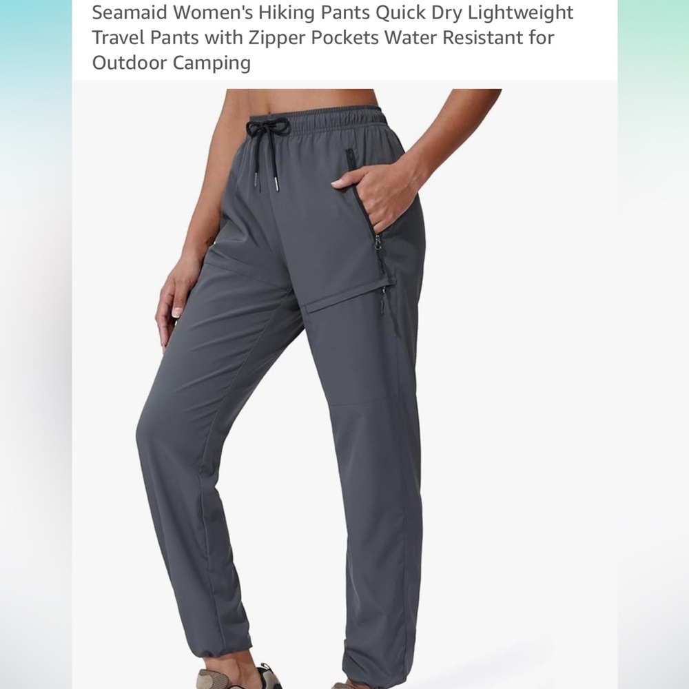 Women's Charcoal Track Pants